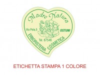 Etichette adesive per erboristerie, cosmetica, cosmesi (mm 36X34)  (cod.17M )